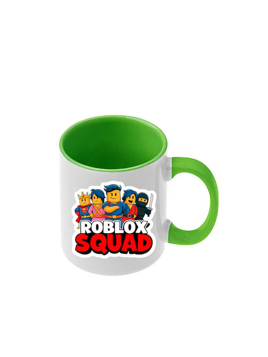 Roblox Tasse Offene Grüne Griff Innenraum