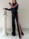 Black Tracksuit Set