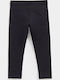 Kinderleggings Lang Schwarz