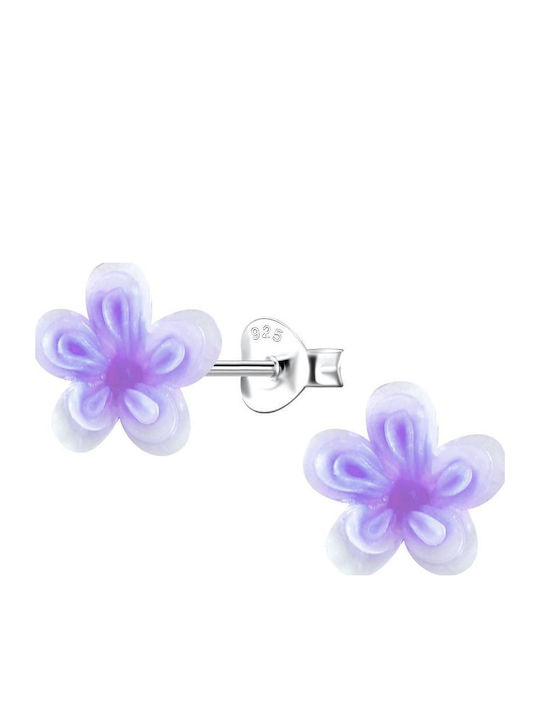 Callajewels Παιδικά Σκουλαρίκια Καρφωτά από Ασήμι