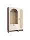 Έπιπλο Εισόδου Cream-travertine Beige 135x37x200.6εκ.