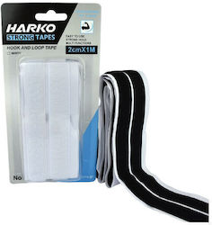 Harko Tools Adhesive Hook & Loop Tape Black 1m x 20mm