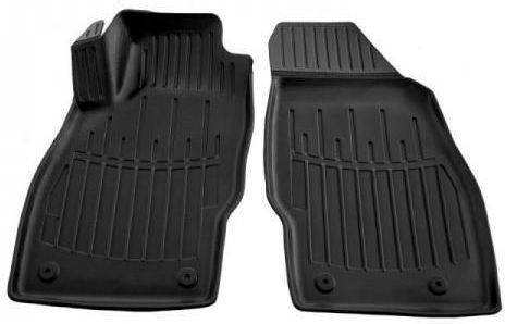 Race Action Car Mats Opel Corsa D S07 2006-2014 5-Door Rubber Raised Sides Protective Fasteners Rubber Material Passenger Cars 2 Pieces 5015052/st Race Axion 5015052/st