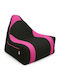 Bean Bag Chair Waterproof Gamer Pink-Black 85x80x35cm