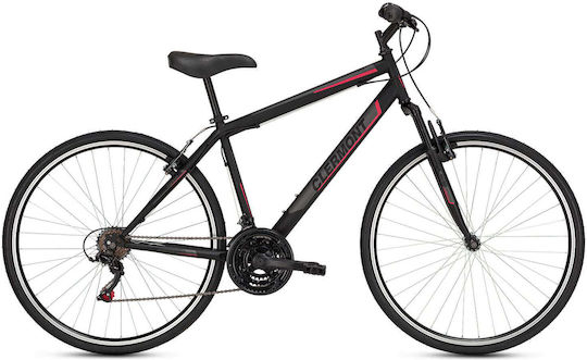 Clermont Stylous Bicicletă Trekking Neagră 28" 2026 Cu Nivele De Viteză