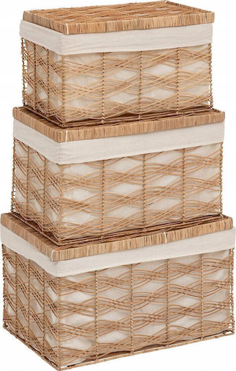 Atmosphera Rosy Plastic Storage Box with Lid Atmosphera Rosy Plastic Storage Box with Lid
