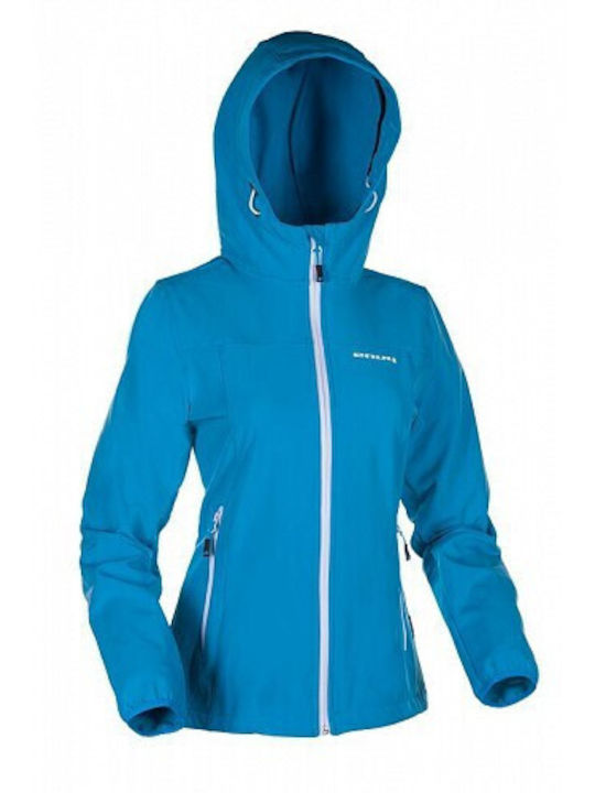 Envy YL0301ENBLU Γυναικείο Μπουφάν Soft Shell για Σκι & Snowboard Μπλε