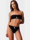Strapless Bikini Top Black