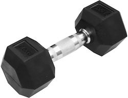 Pegasus Halteră Hexagonală din Cauciuc 1 x 9kg