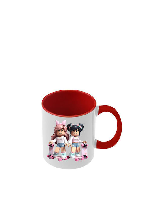 Roblox Tasse Rote Griff Innenseite