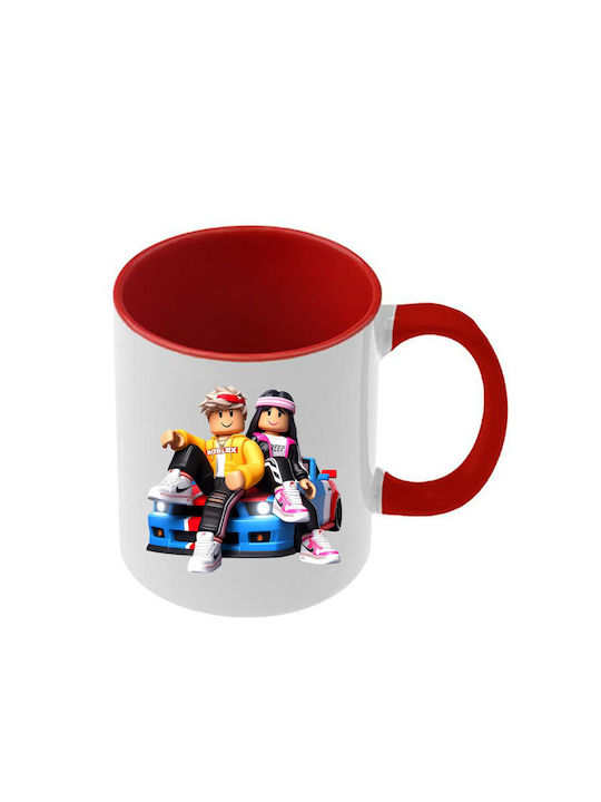 Roblox Tasse Rote Griff Innenseite