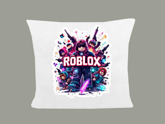Μαξιλάρι Διάσταση 40x40cm Roblox Λευκό