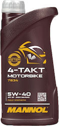 Mannol 4-Takt Motorbike Oil 5W-40 1Lt