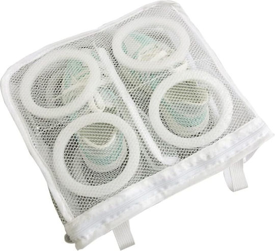 Săculeț Pentru Spălare Pantofi Alista Home Mașină de Spălat 28x24,5x8 Cm Alb Săculeț Pentru Spălare Pantofi Alista Home Mașină de Spălat 28x24,5x8 Cm Alb