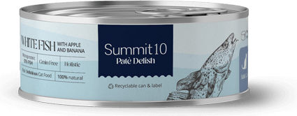 Summit10 Υγρή Τροφή για Ενήλικες Γάτες σε Κονσέρβα με Ψάρια 85gr