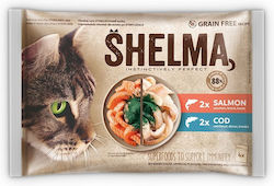Shelma Υγρή Τροφή 4x85gr Shelma Υγρή Τροφή 4x85gr