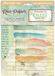 Set 8 Reispapier Decoupage Stamperia 10.5×14.8c...