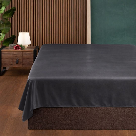 First Choice Cearceaf Pat Dublu 240x260cm Gri