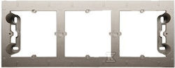 Simon 54 Premium Oberflächenmontierter Blech Dreifach Goldbeschichtet Dpn3/44