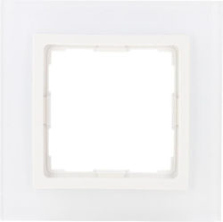 Vena2 Einzelrahmen aus Glas Xglass Acryl Weiß + Weiß 5204181