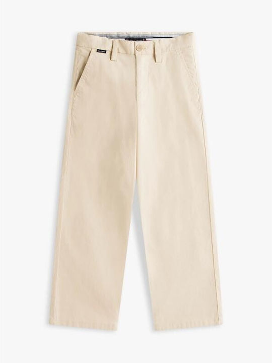 Tommy Hilfiger Pantalon Pentru Copii Chino Bej