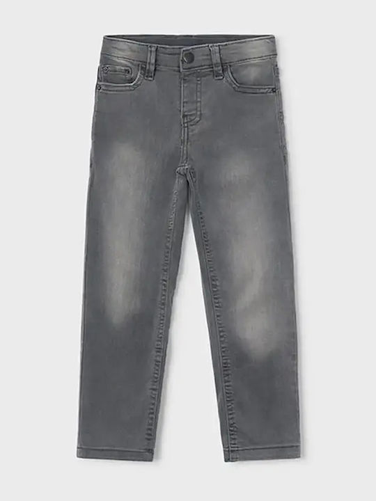 Mayoral Kids' Jeans Trousers Basie Grey