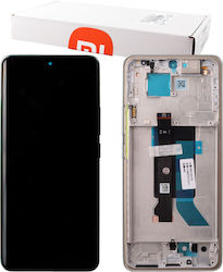 Xiaomi Redmi Note 14 Pro 5G Екран + Сензорен Дисплей + Леща + Рамка 56002500o1600 Син Оригинален Service Pack