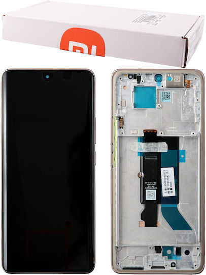 Xiaomi Redmi Note 14 Pro 5g Οθονη + Touch Screen + Lens + Frame 56004600o1600 Gold Original Service Pack