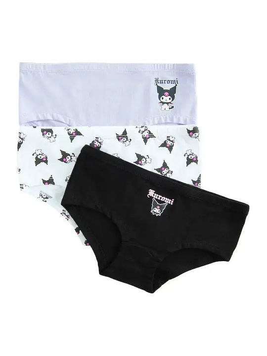 Cool Club Set Kids Black Panties 3 Pieces