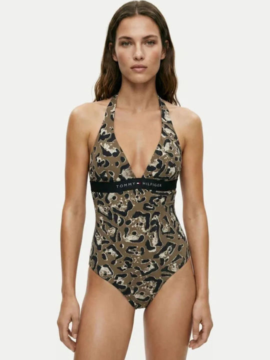 Tommy Hilfiger Ολόσωμο Μαγιό Animal Print Leopard