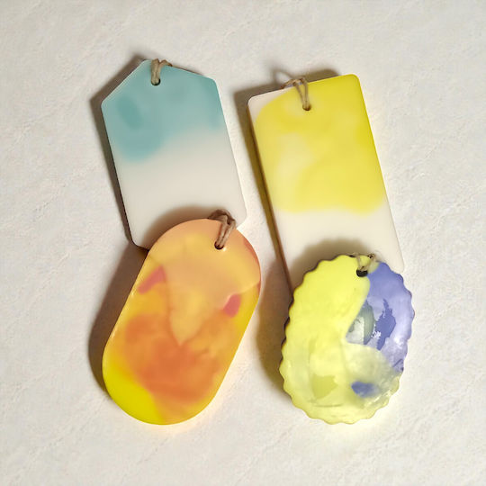 Home Fragrance Wardrobe Scented Tablets Plant Wax Colour Fusion 2 Pieces Caramel & Salt Scent