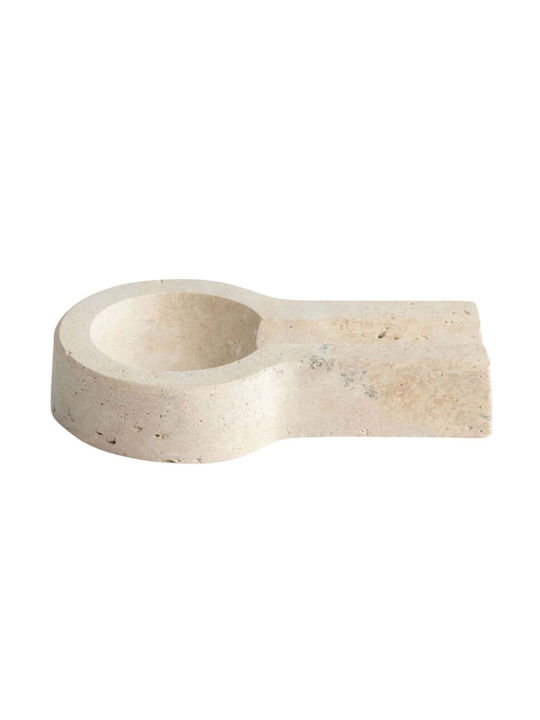 Σταχτοδοχείο Etern Travertine 371ctf1502 15x5x3cm Beige Πέτρα