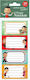 CHartini Poli Notebook Labels 8x4.5cm 20 Pieces