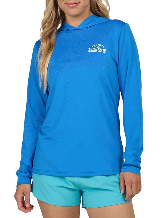 Γυναικεία Μπλούζα με Κουκούλα Bold Blue