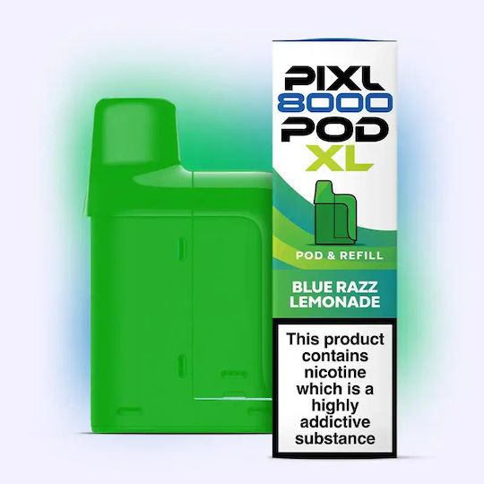 Pixl 8000 Pod Xl Blue Razz Lemonade 20mg 2+10ml
