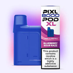 Pixl 8000 Pod Xl Боровинка Кисел Малинов 20mg 2+10ml
