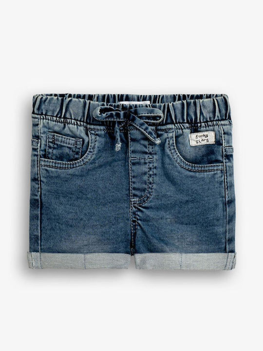 Kids Denim Blue Shorts/Bermuda