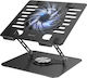 Lamtech Cooling Pad για Laptop έως 17" με 1 Ανεμιστήρα και Φωτισμό LAM980916