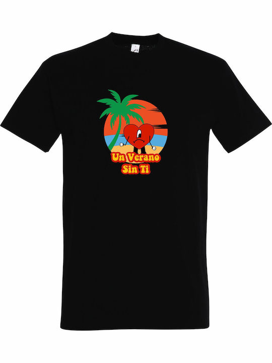 Tricou Unisex Bad Bunny Un Verano Sin Ti Negru