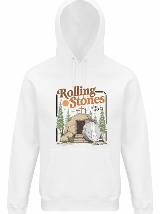 Hoodie Organic Unisex " Rolling Stones Funny Ea...