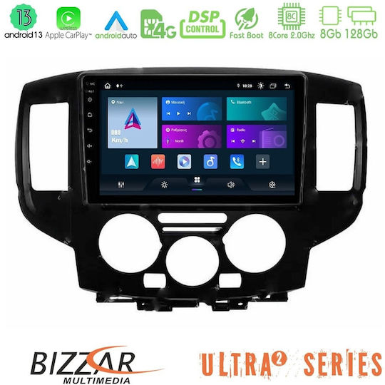 Bizzar Car Audio System for Nissan NV200 2009 – 2019 Bluetooth USB WiFi GPS Apple CarPlay Android Auto with 9" Touch Screen