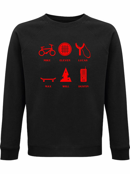 Sweatshirt Organic Unisex " Stranger Things Gan...