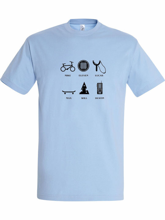 T-shirt Unisex " Stranger Things Gang Elements ...