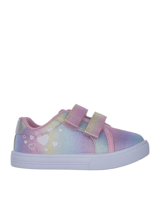 Kinder Sneaker Anatomisch mit Bügel- und Schleifenverschluss Mehrfarbige