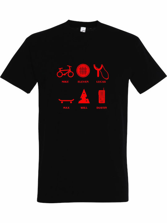 kirikoko Παιδικό T-shirt Black Stranger Things ...