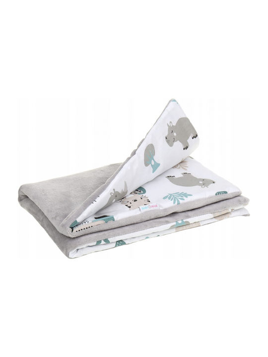 BabyMam Pătură Pepinieră Swaddling 100% Bumbac Gri 75x50cm