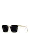 King Unisex Γυαλιά Ηλίου με Λευκό Σκελετό και Μαύρο Polarized Φακό SUNKI345-SN033