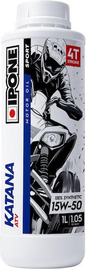 Ipone 15W-50 Öl Motorrad für Viertaktmotoren 1lt