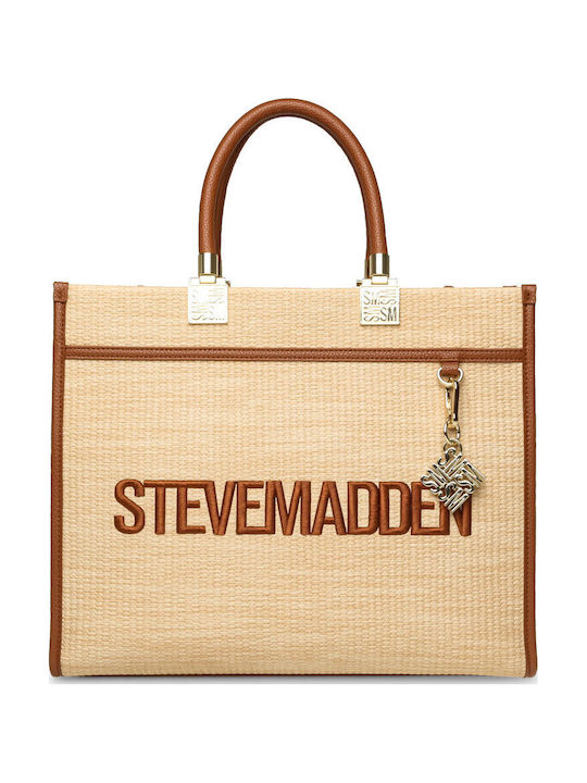 Steve Madden Straw Women's Shoulder Bag Tabac