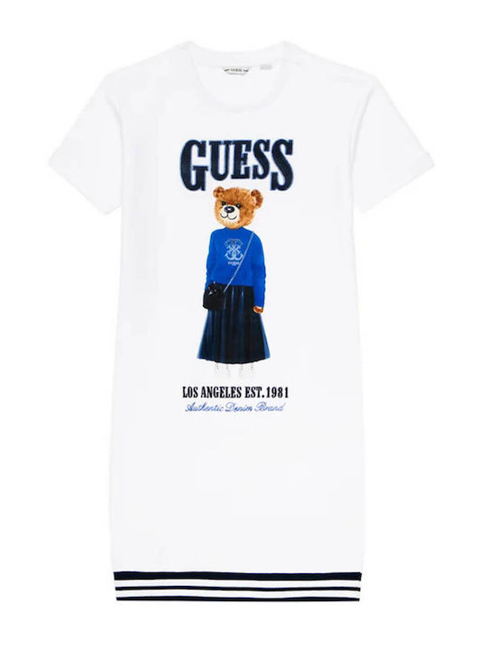 Guess Παιδικό Φόρεμα White
